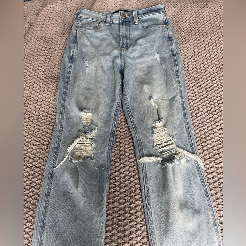 Hollister Ultra High-Rise Mom Jean vintage stretch, Size 0s